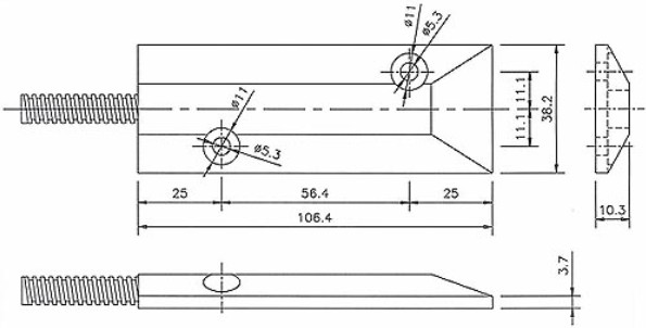 RZ-55A 鋁合金卷簾門磁